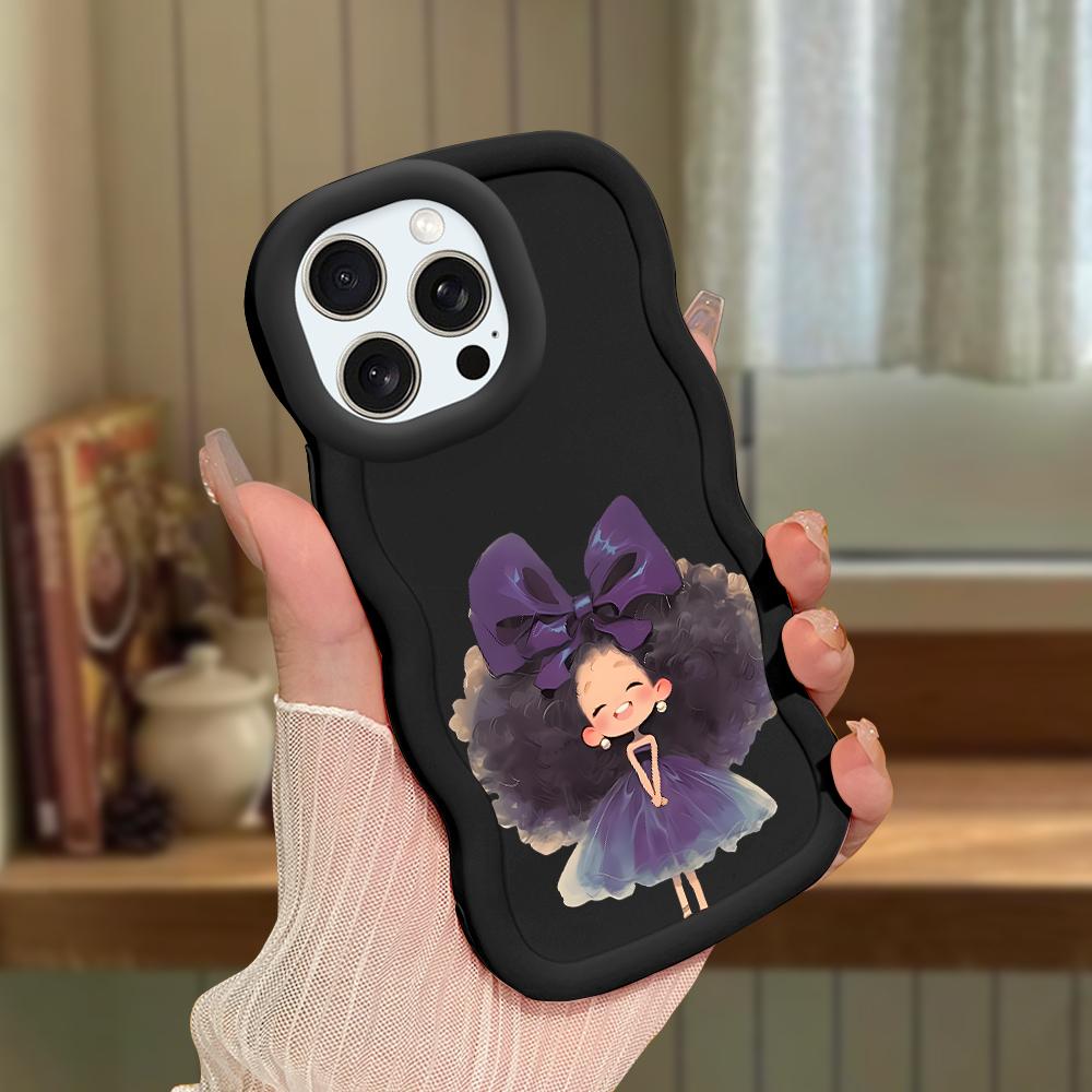 Big Wave Edge Weiches Silikonmaterial Macaron-Telefongehäuse Stoßfestes Schutzgummigehäuse für iPhone Samsung Huawei Honor Xiaomi Redmi OnePlus Moto