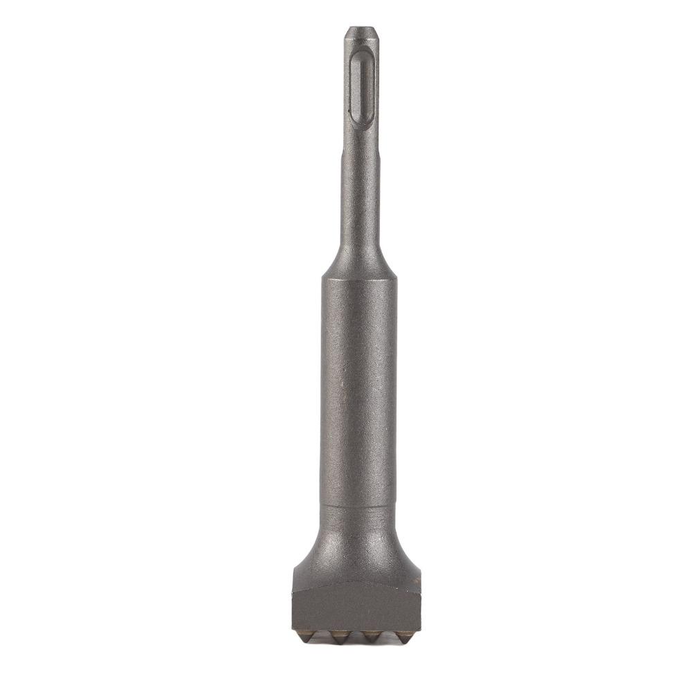 6 Inch X 1 1/4 Inch SDS Plus Bushing Tool 16 Tips / 16 Pins SDS Plus Shank Concrete Coating Remove Tool For Rotary Hammer