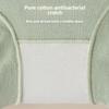 Large Size Women Spring and Autumn Cotton Anti - Bacterial Hip Non - Trace High Waist Flat Angle Briefs