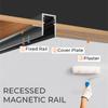 Embedded Magnetic LED Track Light Adjustable Foldable Ceiling Flood Grille Lamps Indoor Bedroom Linear Rail Spot Lighting System