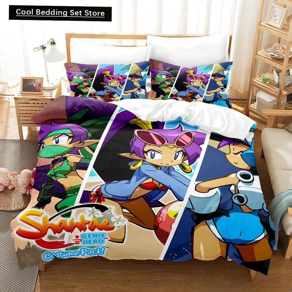 Kawaii Gromit Bedding Set Single Twin Full Queen King Size Bed Set Aldult Kid Bedroom Duvetcover Sets Print Anime Bed Sheet Set