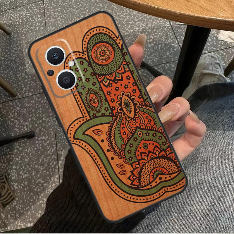 Wood Pattern For OPPO Reno 11F 12F 13F 14F 8T 10 11 12 13 14 Pro 8 7 Lite OPPO Find X8 X6 X5 X9 Pro Case