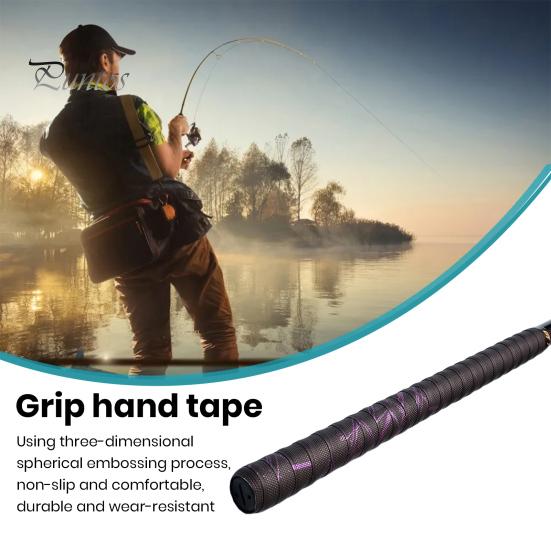 Shock-proof Grip Wrap 2M Tennis Racket Tape Anti-slip Sweat Absorbing Elastic Soft Multifunction Fishing Rod Badminton Racquet Paddle Overgrip Printed