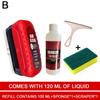 NEW High-end 120ml Car Glass Cleaner Automotive Glass Sponge Windshield Cleaner Wash Cleaning Film Mild Oil Car Kit Brush D9M3