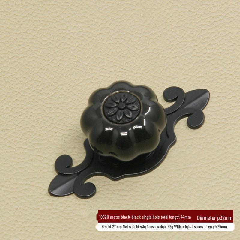 Χρωματιστές Κεραμικές Λαβές Κολοκύθας για Μοντέρνα Κινέζικα Ντουλάπια και Συρτάρια