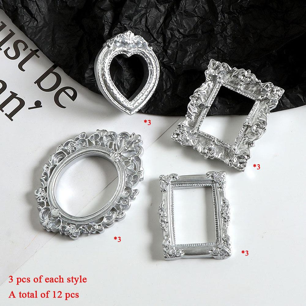 Mini Picture Frame Exquisite Photo Frame Professional Photography Background Props for DIY Craft Handmade Desktop Ornament