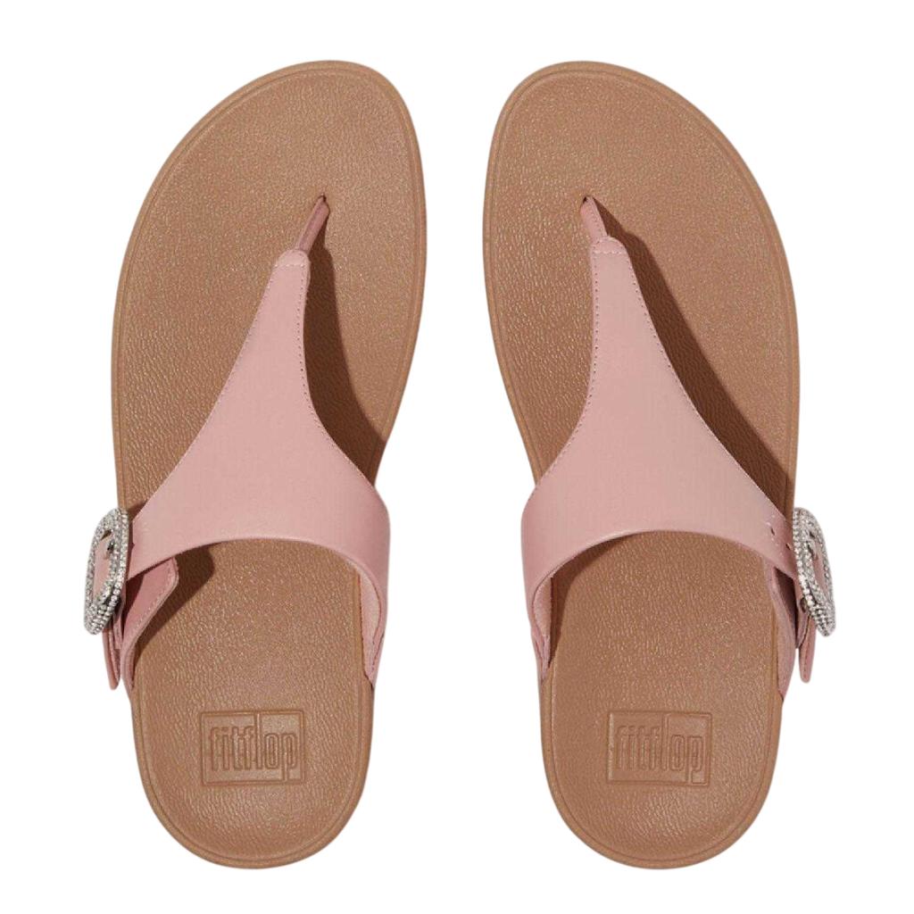 Fit Flop Womens/Ladies Lulu Crystal Leather Buckle Sandals