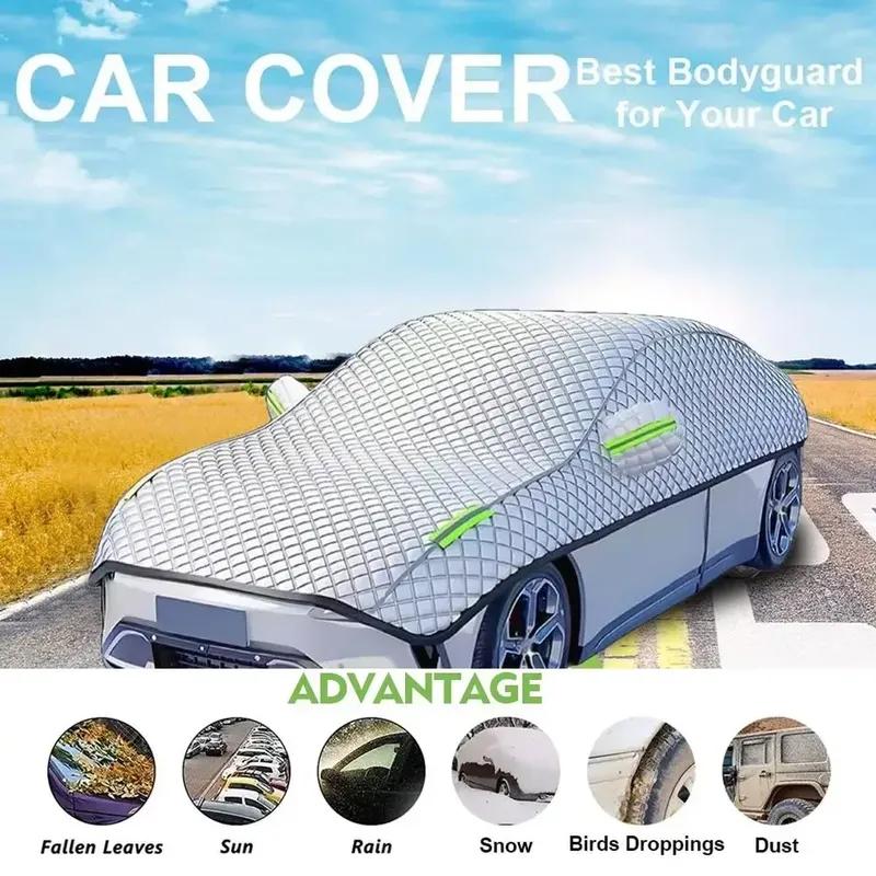 Car Anti-Hail Outdoor Full Cover Rainproof Sunproof And UV-Proof Universal Cotton Suitable For Various Harsh Weather Conditions