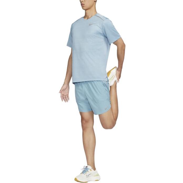 Nike Dri-Fit Stride Rýchloschnúce Bez podšívky Všestranné Šnurovacie Trojštvrťové Športové Šortky Pánske šortky Denimovo-Modrá Čierna DM4742-464