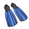 1 Pair Diving Fins TPR Adjustable Long Professional Diving Flippers for Scuba Diving Swimming Surfing Blue R