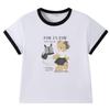 PawinPaw Girls' Cartoon Bear Short Sleeve T-Shirt