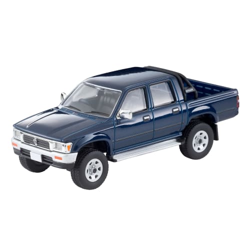 TOMYTEC Tomica Limited Vintage Neo 1/64 Scale LV-N255a Toyota Hilux 4WD Pickup Double Cab SSR Navy 1995 Model (Finished Product)