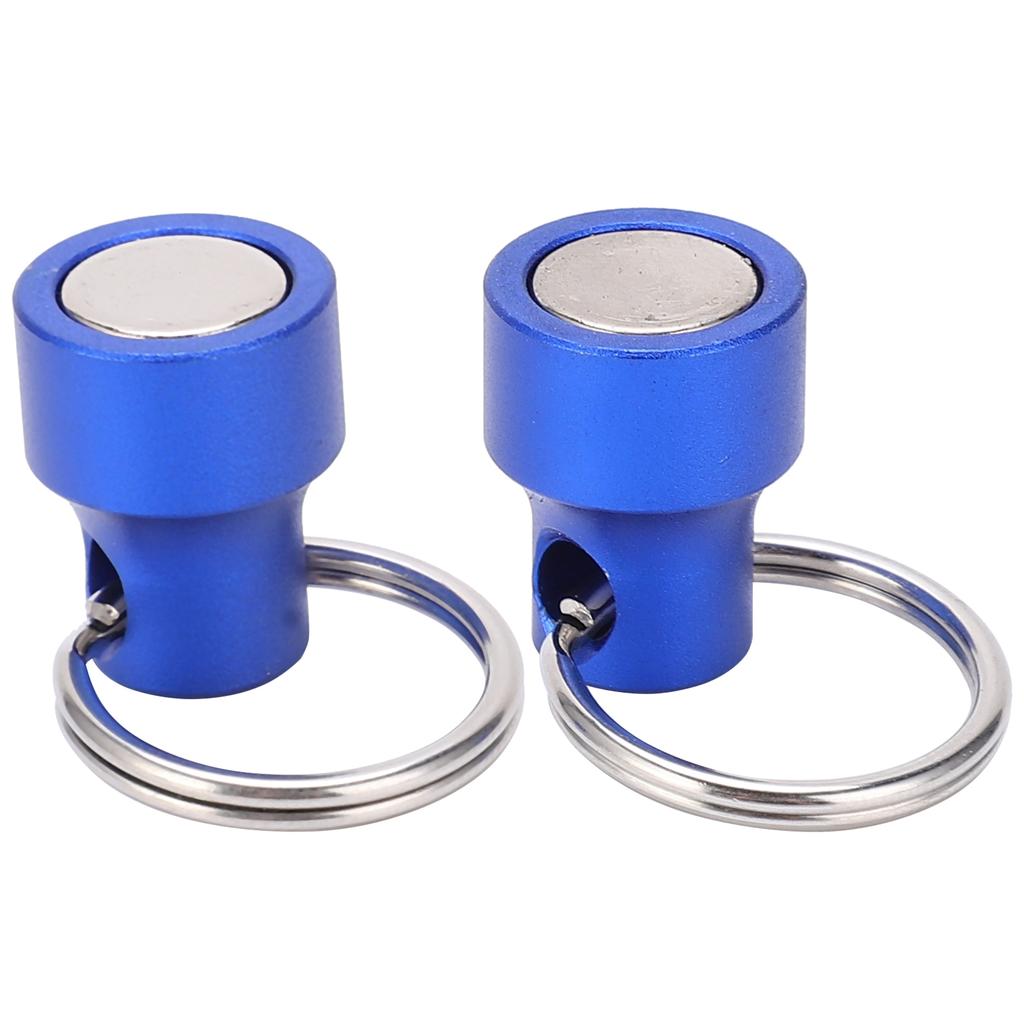 Fly Fishing Magnetic Net Release with Carabiner Clip Aluminium Landing Net Release Holder