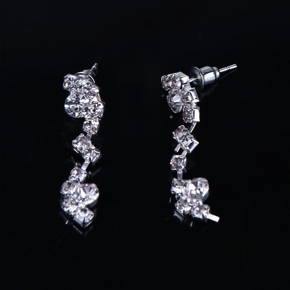 Necklace Crystal Necklace Earrings Set Wedding Accessories Bridal Jewelry Jewelry Set Bridal Set