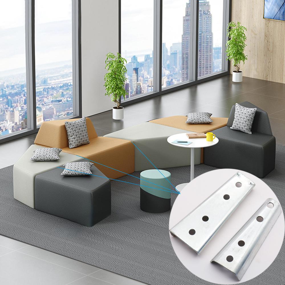 Office Lazy Sofa Furniture Parts Metal Connector for Rest 12cm