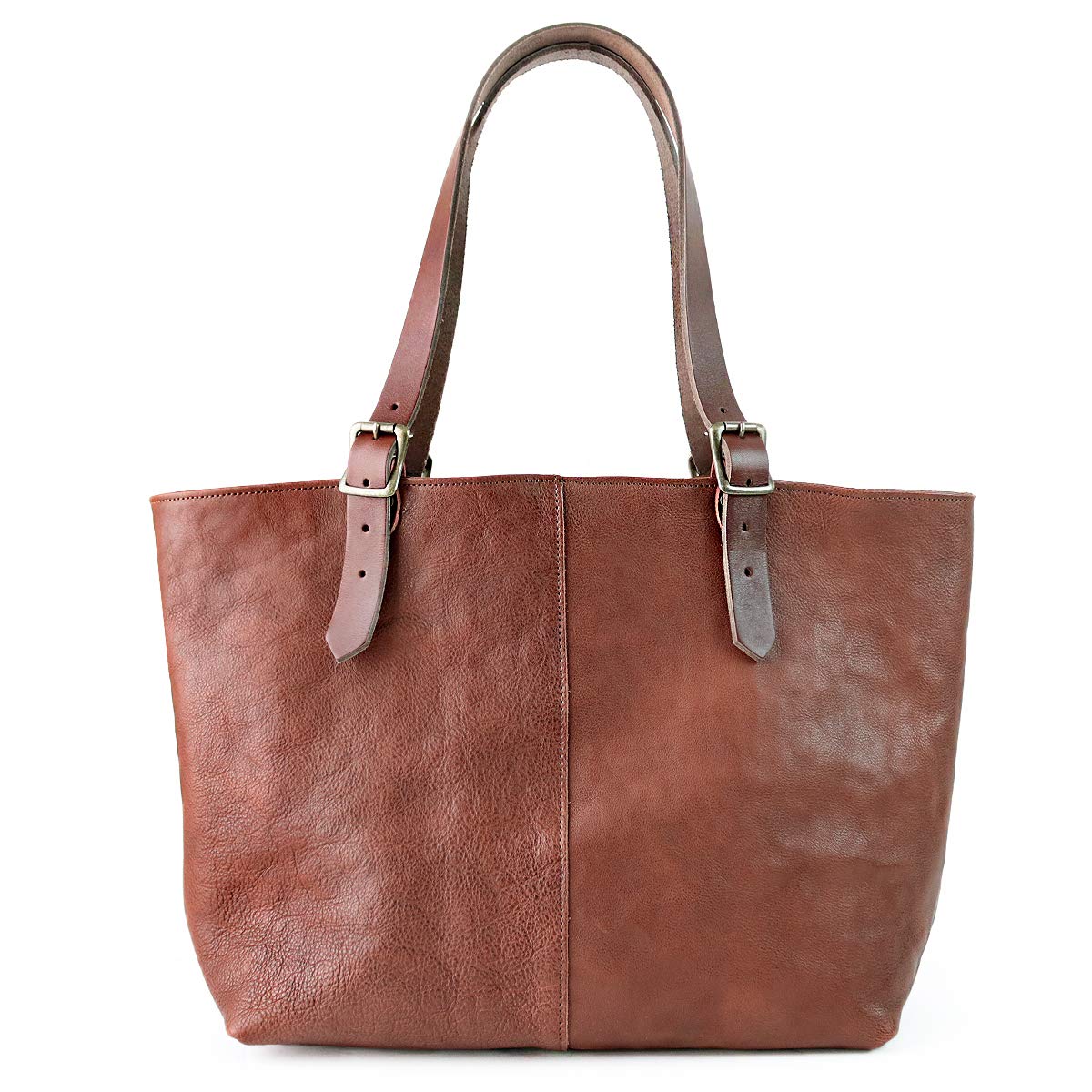 

Zario Grande Tote Bag for Men and Women, Genuine Colorado Leather, Large Capacity, Adjustable Length, Tanned Leather Handle, Made in Japan [ZAG-3005]