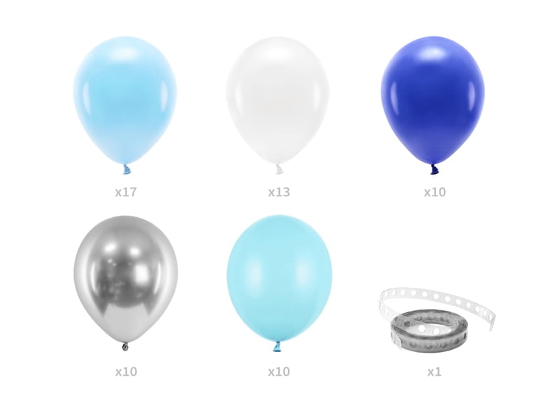 Girlanda Balonowa Niebieska  200 Cm
