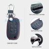 Leather Car Key Case Folding Keychain Holder Remote Cover Skin For Lada Sedan Largus Kalina Granta Vesta X-Ray Xray For Renault