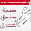 Universal Car Accessories Window Handle Crank Aluminum Alloy Winder Handle Crank Riser Silver/Black