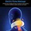 Electric Pulse Neck Back Massager Infrared Heating Pain Relief Relaxation Tool