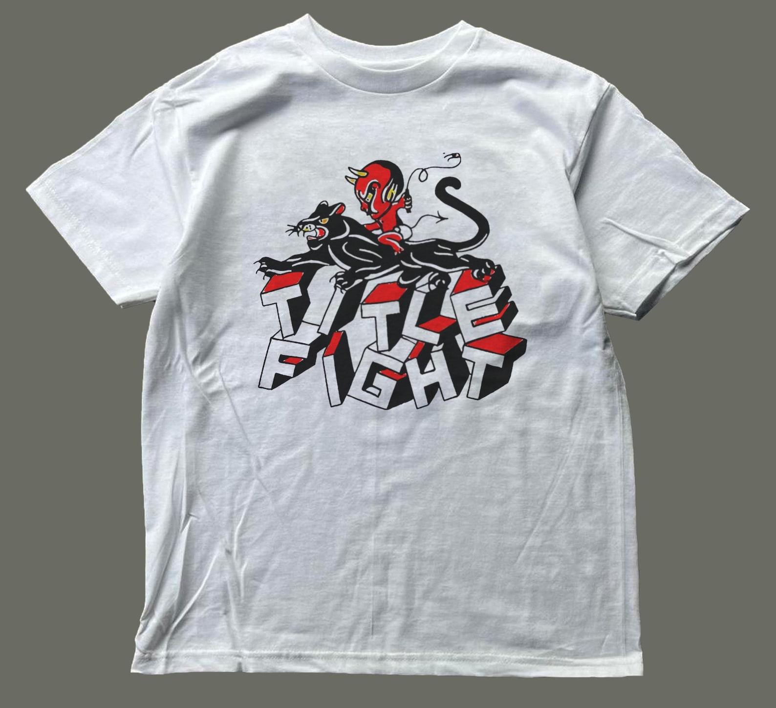Title Fight white Tee,unisex,graphic tee L