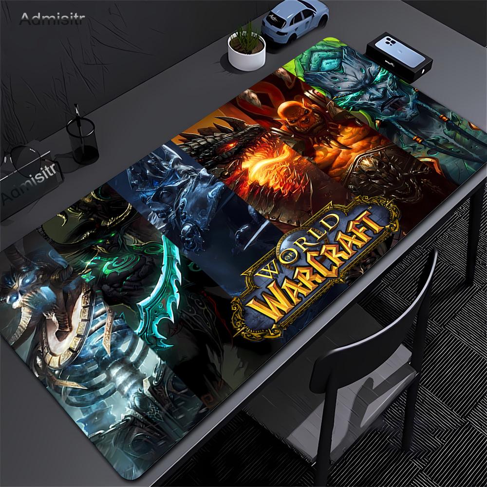 Anime Mousepad World of Warcraft Gamer Gaming Mouse Pad Pc Computer Accessories Desk Mat Xxl Game Mats Deskmat Office Mause Pads