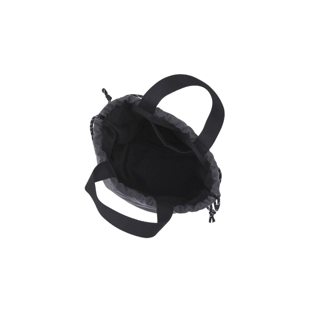 Zhicheng Hanbai Leichte, runde Schultertasche aus wasserabweisendem Material, dunkelgrau, B 20 x T 16 x H 22 cm (Griffhöhe 11,5 cm, maximale Länge