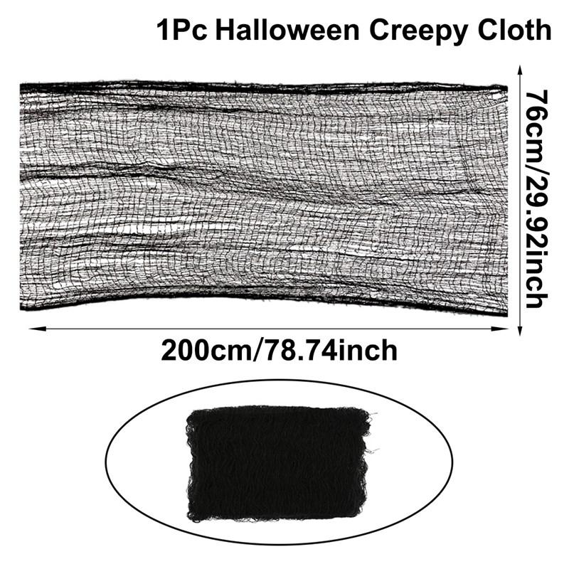 Scary Halloween Gauze Horror Haunted Houses Decor Halloween Creepy Cloth Creepy Spooky Halloween Decorations Outdoor Indoor