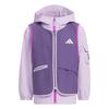 Adidas Sportswear Two-In-One Brand Logo Hooded Loose Zipper Jacket Set Kids Jackets KC5340