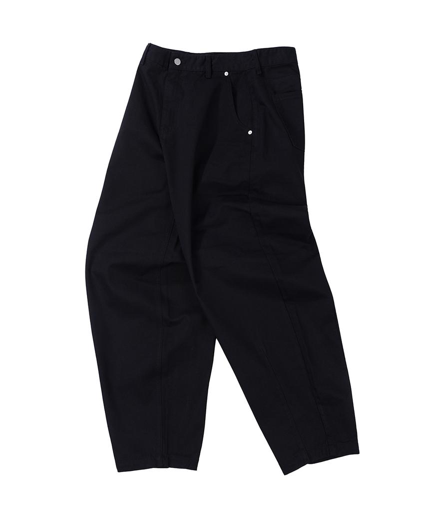 GAKKAI UNIONS Cotton Balloon Chino Pants Black