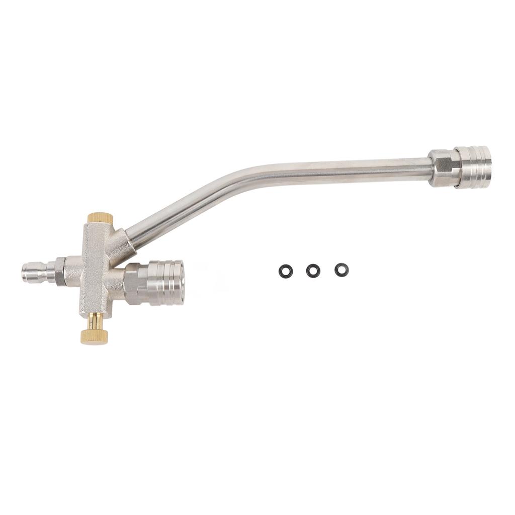 Dual Connector Accessory for Pressure Washer Foam Cannon 1 4 Inch Quick Connect Double Tip Attachment for Car