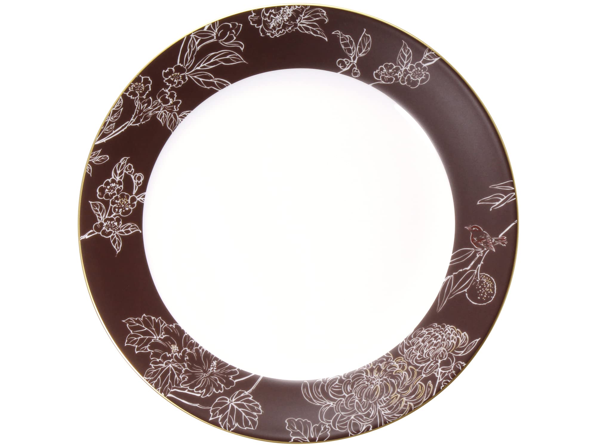

Okura Touen [Okura Touen x Chiso] Silent Garden 23cm Plate, Made in Japan, 2H/C307