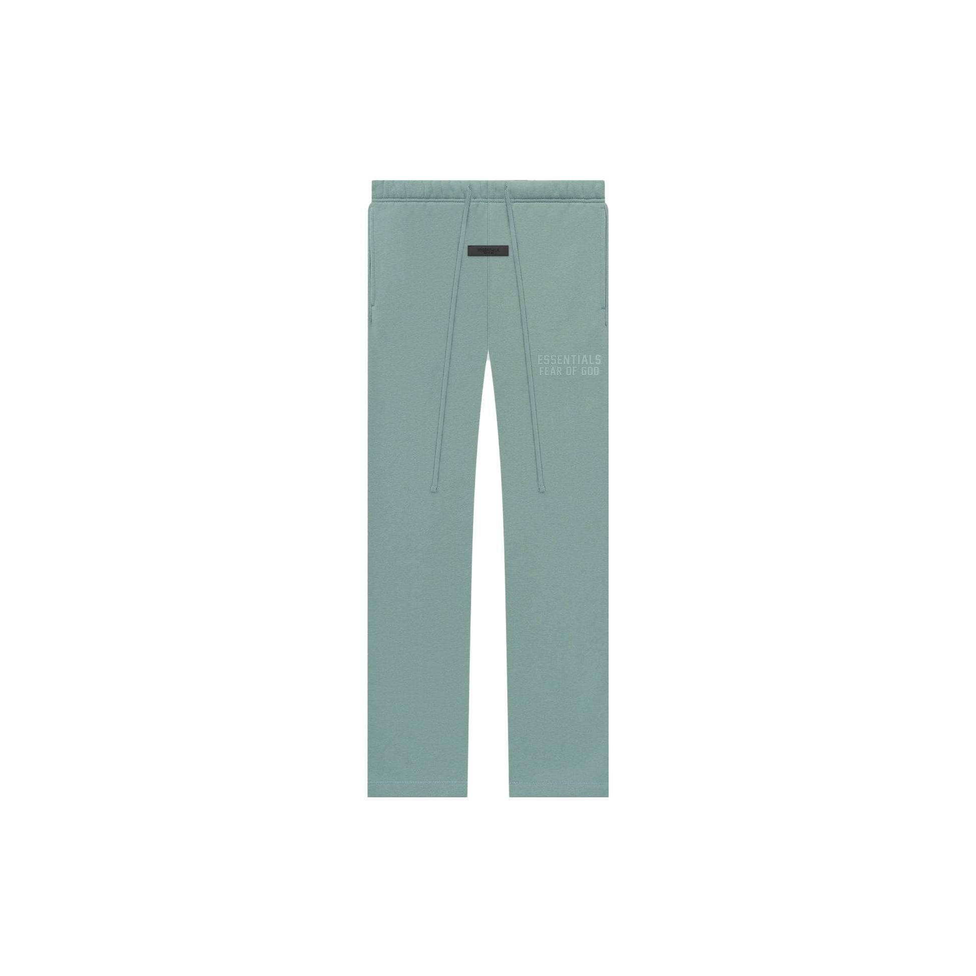 

Fear Of God Essentials SS23 Relaxed Sweatpants Sycamore Logo Print Thick Warm American Heavyweight Knit Joggers Men Bottoms Fog-Blue FOG-SS23-010 S