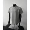 Men's T-shirt, Short-sleeved, Casual Sports Style, Crew Neck Short-sleeved for Men Daily Wear Solid Color Cotton Poly Crew Neck T-shirt for Men