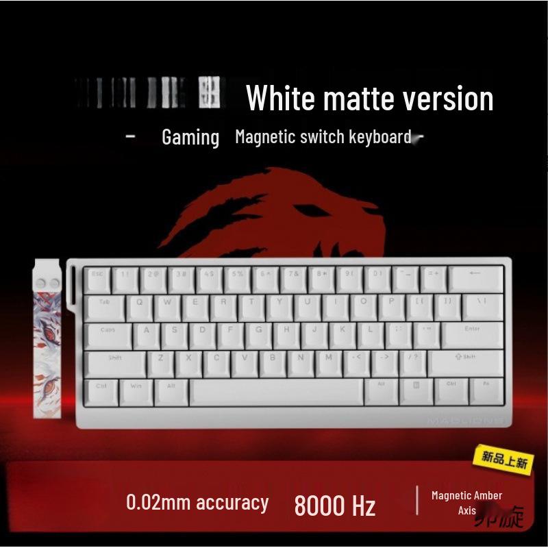E-Sport 60% Gaming-Tastatur: Magnetische Achse, 61/68 Tasten