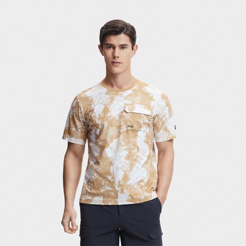 New FILA T Shirts Men's All Over Print A11M427104FZA