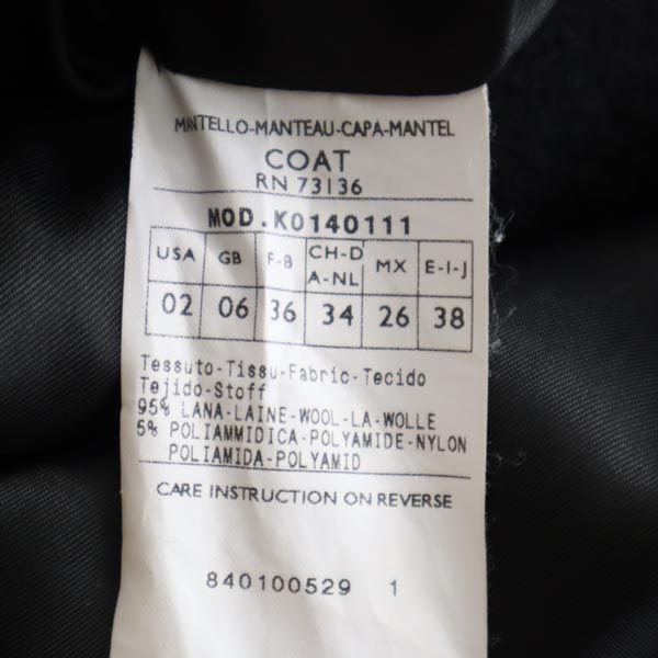 MAX&CO 2WAY Long Coat 38 Black Women Used