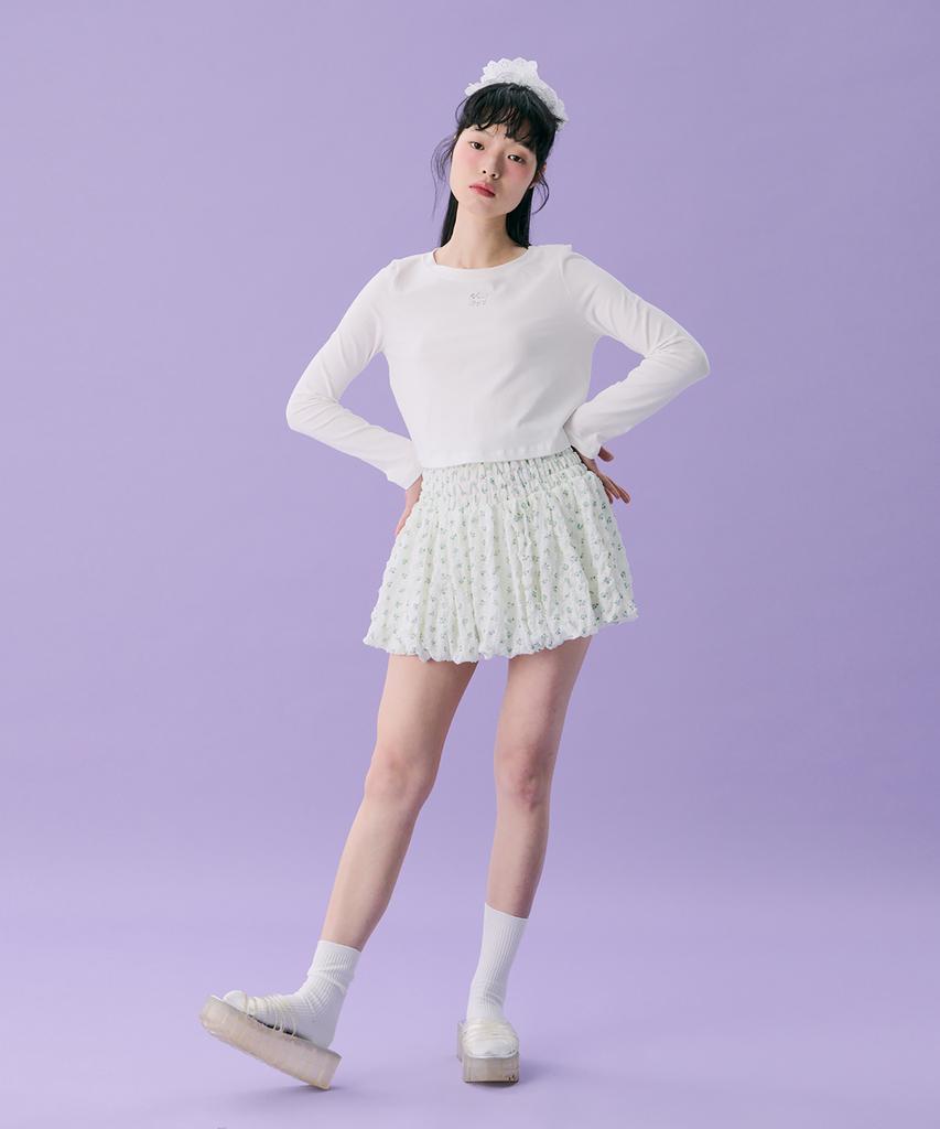 JUNEJUNE SPACE Vol12. Bow Wow Printed T_White