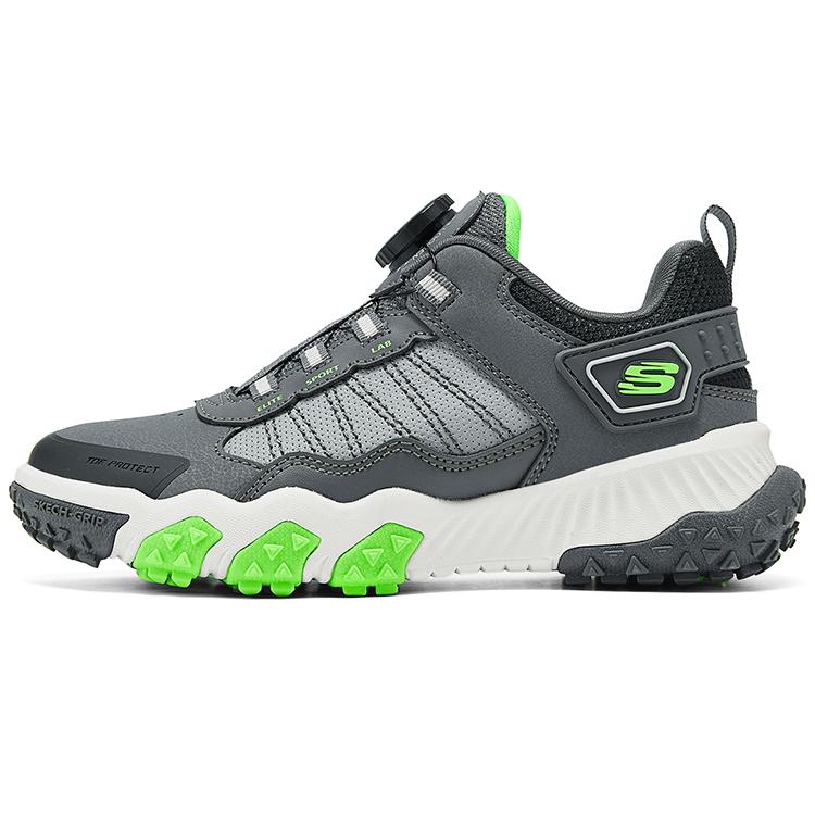 Skechers Fashionable Durable Low-Top Kids Running Shoes Kids sneakers Gray 403974L-CCLM 29
