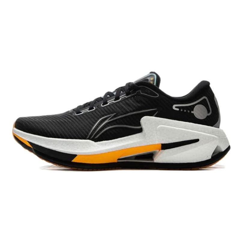 Li Ning Furious Rider 8 Niedrig geschnitten Freizeit Laufschuhe Herren Schwarz Grau ARZV005-4