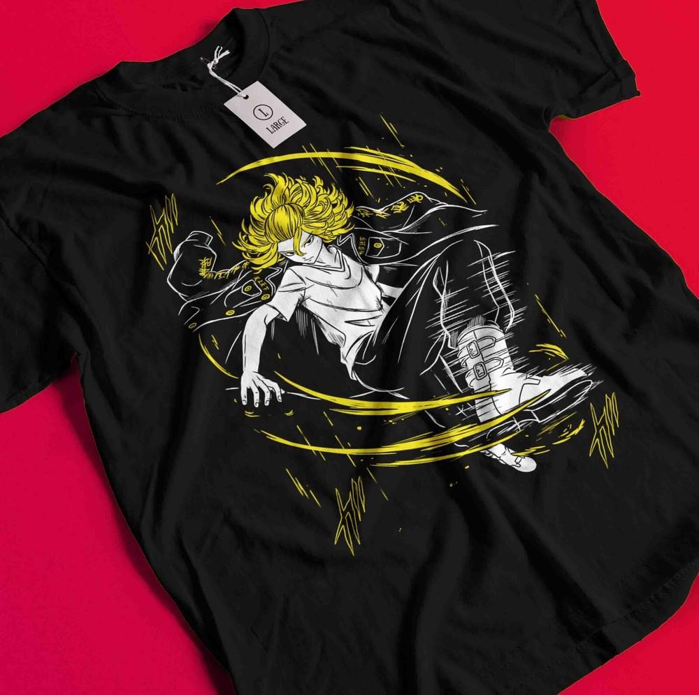 

Футболка Tokyo Revengers Футболка Мандзиро Сано Футболка Такэмичи Ханагаки Футболка Кен Хаккай AA398 2XL