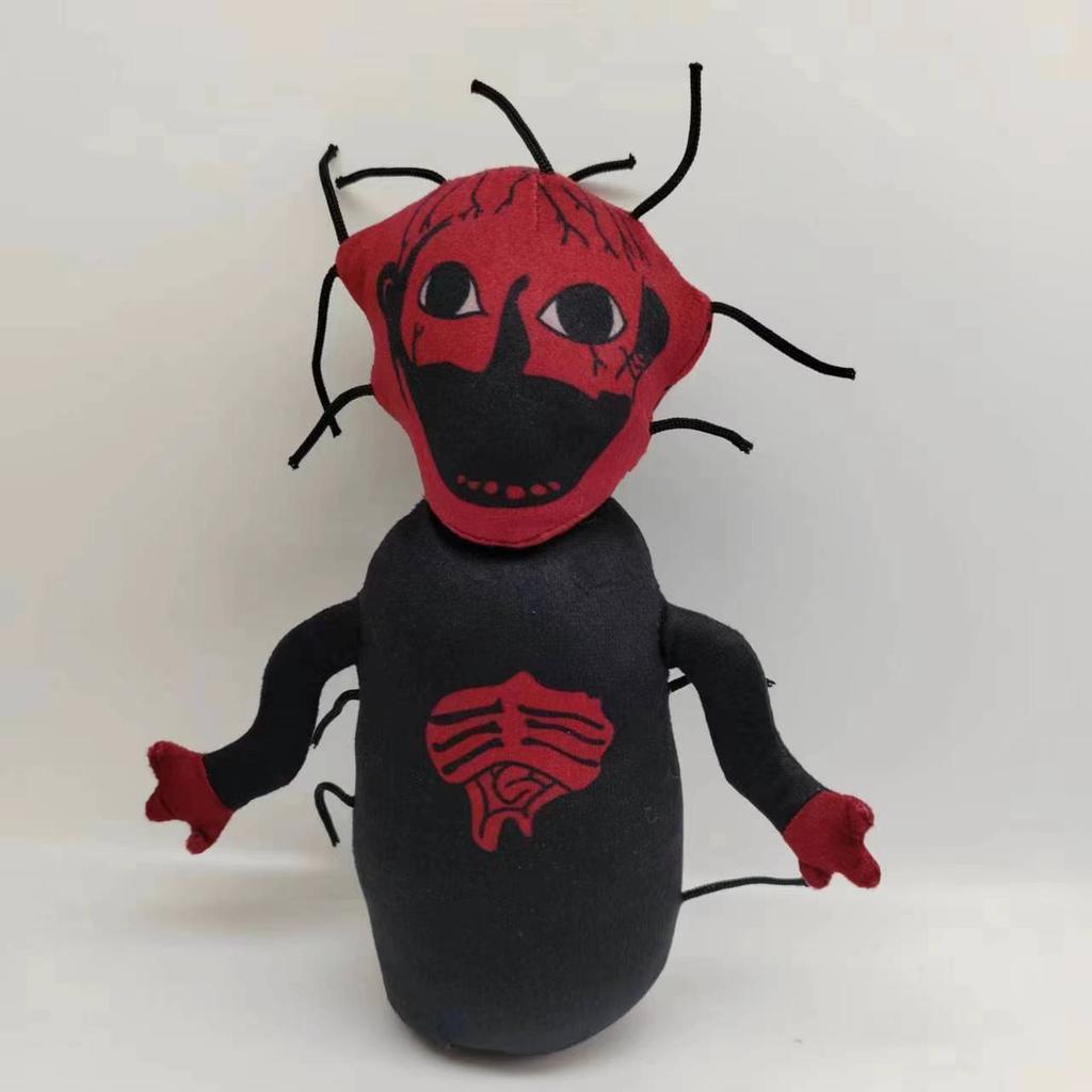 25cm Der Gekochte Plüschtier Puppe Horror Anime Stofftier Dämon Kissen Geburtstag Halloween Geschenk für Kinder Spielzeug Jungen Heimdeko