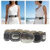 Classical American Style PU Decorative Belt For Men And Women Practical Waist Belt Adjustable Fashion Accessory