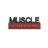 1Pc 3D Metal Muscle Edition Logo Car Front Grille Badge Side Fender Rear Trunk Emblem Sticker Decal