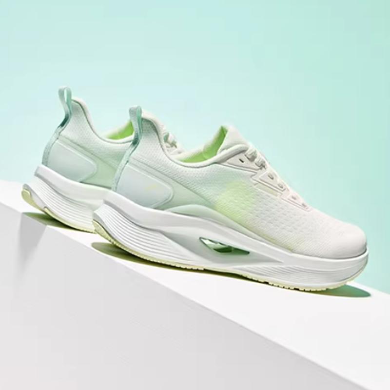 Anta Hydrogen Running Cool Comfortable Versatile Non-Slip Durable Low-Top Casual Running Shoes Women Sneaker Green White 122525542-5