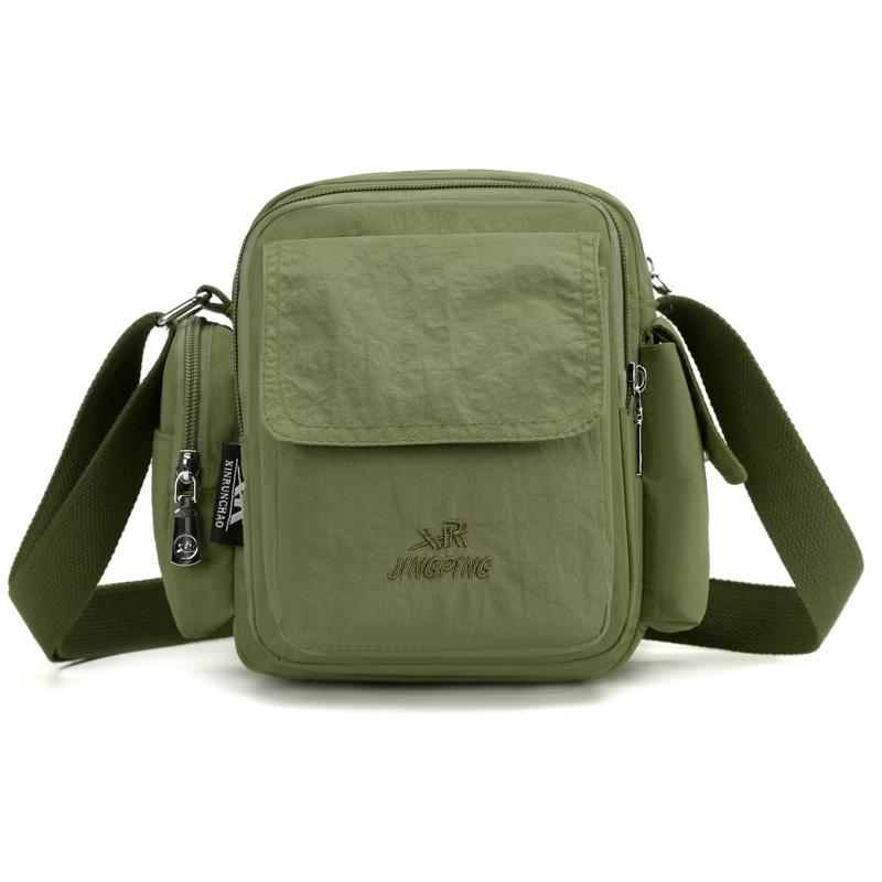 Wasserdichte Nyl-Schultertasche für Damen, Geldbörse mit Reißverschlusstaschen, Leichte Reise-Handtasche, Modisches & Praktisches Design