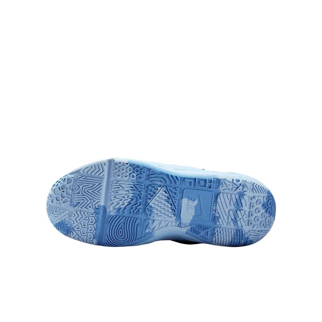 Nike Team Hustle D12 GS Psychic Blue Kids Sneakers White Midnight-Navy University-Blue HF6279-100
