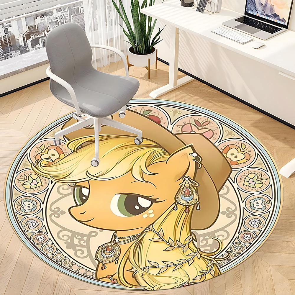 My Little Pony Office Round Area Rug, Under Office Chairs Bedroom Living Room Home Decor  a1022120