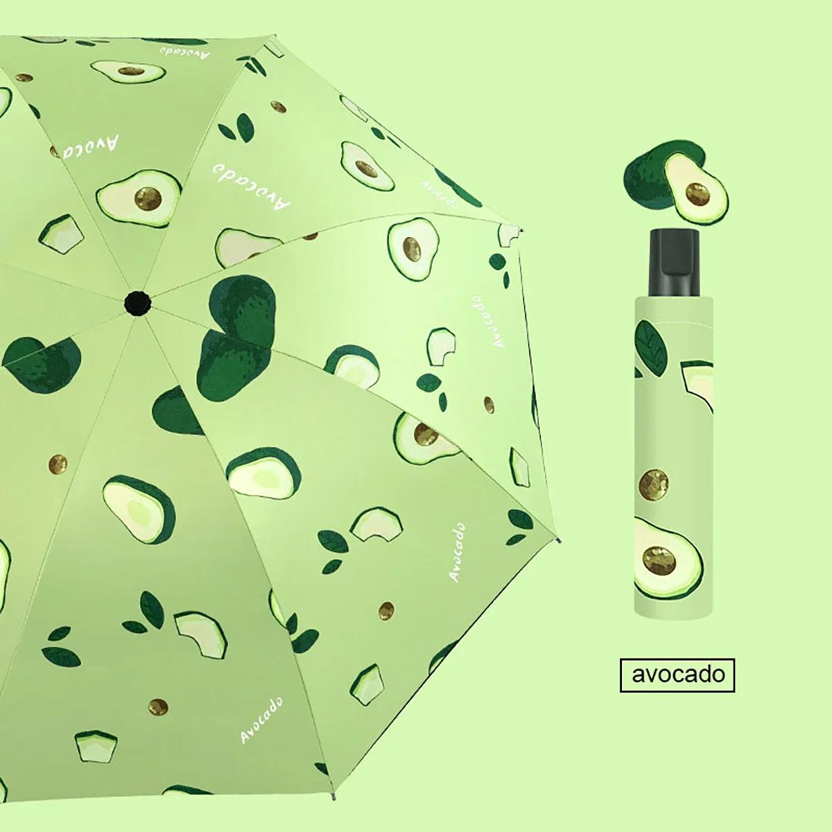 

Зонт-фрукт, складной, зонт в форме сердца для девочек, солнечный, дождевой, зонт двойного назначения, мужской и женский, солнцезащитный зонт