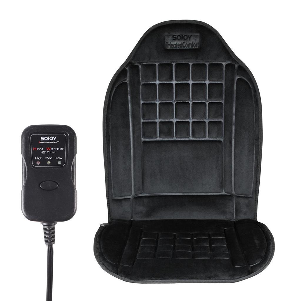 12V Heated Car Seat Cushion, Winter Warm, High/Low Gear for Small Cars